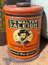 Load image into Gallery viewer, Sir Walter Raleigh Tobacco Tin
