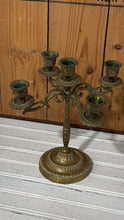 Load image into Gallery viewer, Vintage Brass Candelabra
