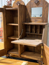 Load image into Gallery viewer, Oak Side-by-Side Secretary and Bookcase Salesman Sample or Play Piece
