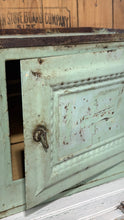Load image into Gallery viewer, Green Metal Pie Safe
