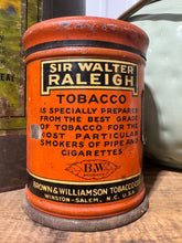 Load image into Gallery viewer, Sir Walter Raleigh Tobacco Tin
