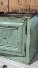 Load image into Gallery viewer, Green Metal Pie Safe
