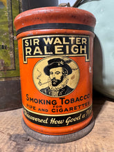 Load image into Gallery viewer, Sir Walter Raleigh Tobacco Tin
