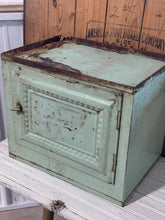 Load image into Gallery viewer, Green Metal Pie Safe
