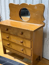 Load image into Gallery viewer, Vintage Wooden Miniature Doll Dresser
