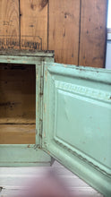 Load image into Gallery viewer, Green Metal Pie Safe

